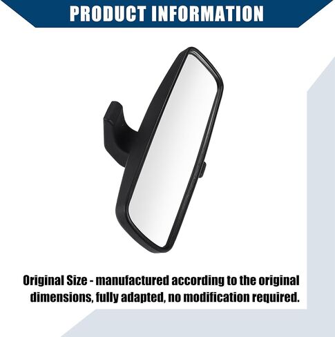 مرآة الرؤية الخلفية الداخلية لسيارة Mercedes-Benz Metris 2016-2023 لسيارة Mercedes-Benz Sprinter 2500 3500 2010-2018 / مرآة الرؤية الخلفية الداخلية / متينة / قطعة واحدة باللون الأسود in Kuwait