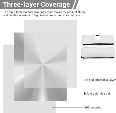 ل تشيفي سيلفرادو صندوق القفازات مزلاج غطاء الكسوة ل شيفروليه سيلفرادو ل سيارة GMC موديل سييرا 2014-2018 كروم الملحقات الداخلية in Kuwait