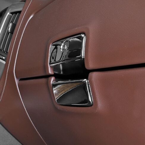 ل تشيفي سيلفرادو صندوق القفازات مزلاج غطاء الكسوة ل شيفروليه سيلفرادو ل سيارة GMC موديل سييرا 2014-2018 كروم الملحقات الداخلية in Kuwait