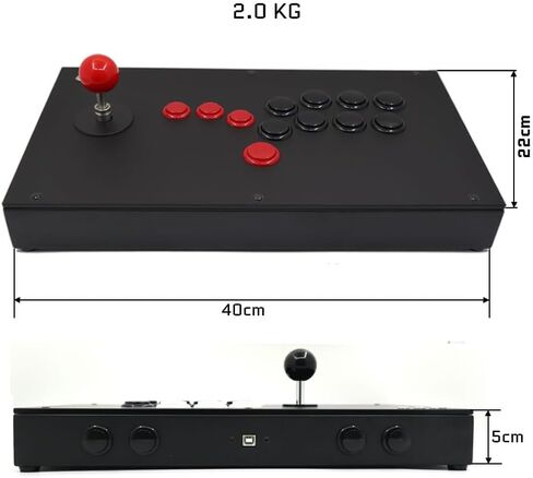 جهاز التحكم في ألعاب FightBox M1-PS4 بدون ذراع تحكم في الألعاب متوافق مع أجهزة الكمبيوتر/PS3/PS4 in Kuwait