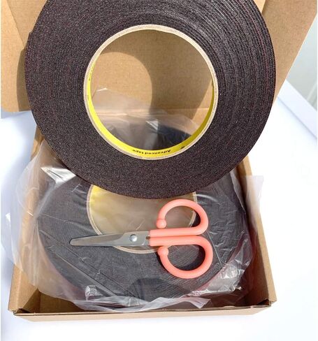 شريط لاصق إسفنجي مزدوج الجوانب مقاس 10 مم من Maerd، شريط لاصق إسفنجي للاستخدام الداخلي والخارجي لتزيين الحرف اليدوية، لوحة إعلانات LED، شريط إطار الصورة (0.4 بوصة × 33 قدم) in Kuwait