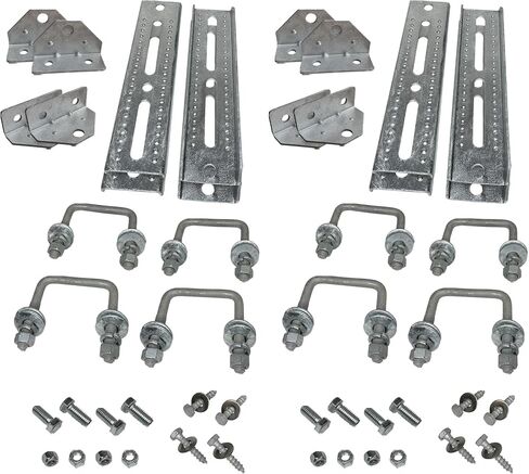 A.A 10" Galvanized Swivel Top Bunk Bracket Kit with Hardware for Boat Trailer, fits 2x3 Cross Members, Heavy Duty in Saudi Arabia