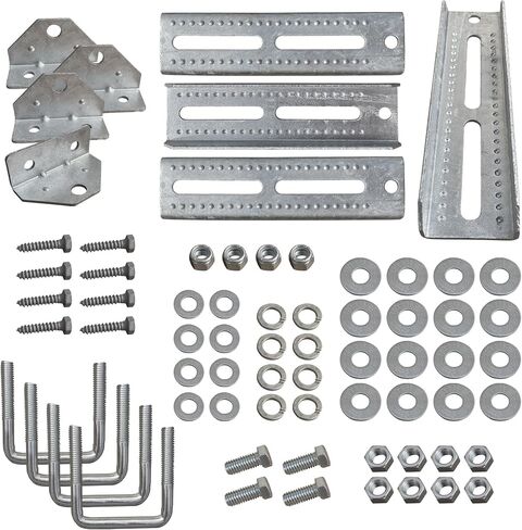 A.A 10" Galvanized Swivel Top Bunk Bracket Kit with Hardware for Boat Trailer, fits 2x3 Cross Members, Heavy Duty in Saudi Arabia