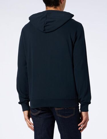 Emporio Armani Men's Brushed Terry Drawstring Hoodie in Saudi Arabia