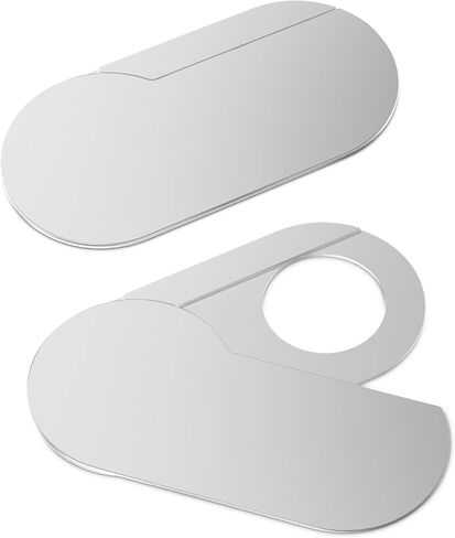 غطاء كاميرا ويب معدني قابل للدوران من imluckies [عبوة من قطعتين]، غطاء كاميرا رفيع للغاية 0.02 بوصة لهاتف iPhone، والكمبيوتر المحمول، وMacBook Pro/Air، وأجهزة الكمبيوتر الشخصية، وiPad وما إلى ذلك. مانع الويب يحمي خصوصيتك، فضي in Kuwait