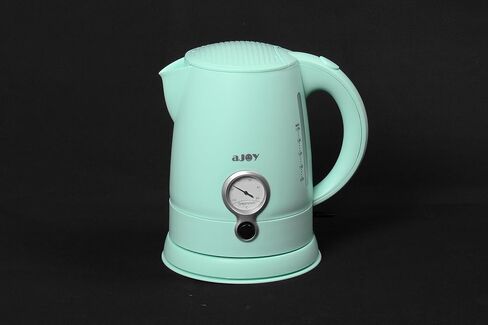 aJOY Professional Designer Series 1.7L Cordless Electric Kettle, BPA Free, 360 Degree Conceal Heating Element, Overheat Protection Control (Green) in Saudi Arabia