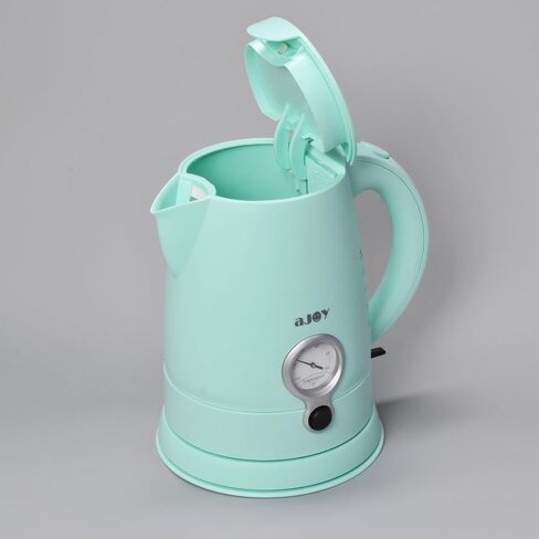 aJOY Professional Designer Series 1.7L Cordless Electric Kettle, BPA Free, 360 Degree Conceal Heating Element, Overheat Protection Control (Green) in Saudi Arabia