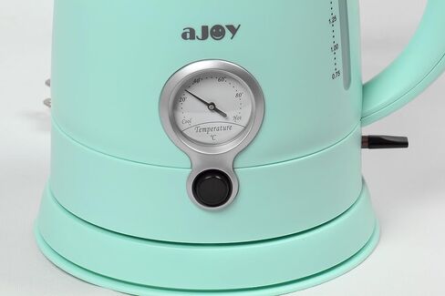 aJOY Professional Designer Series 1.7L Cordless Electric Kettle, BPA Free, 360 Degree Conceal Heating Element, Overheat Protection Control (Green) in Saudi Arabia