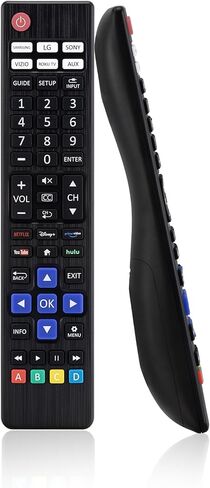 UltraPro Backlit One Touch بديل الاقتران الفوري عن بعد مبرمج مسبقًا لأجهزة Samsung وSony وLG وVizio وRoku TV 2 جهاز 80830 in Kuwait