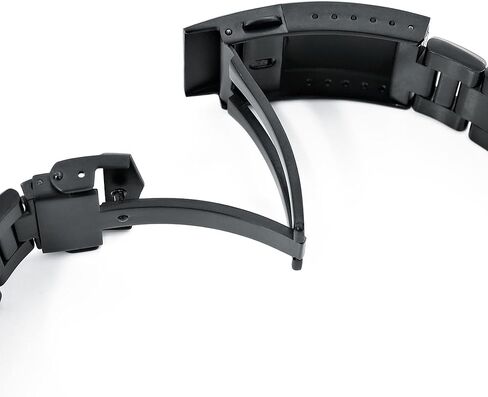 سوار ساعة MiLTAT 22 مم متوافق مع 5KX SRPD79، 316L من الفولاذ المقاوم للصدأ DLC طلاء أسود Super-O Boyer in Kuwait