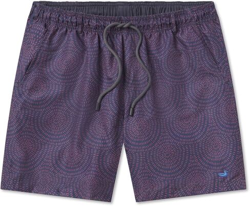Southern Marsh Bodrum Straits Lined Swim Trunks, Washed Red & Mountain Purple, Medium in Saudi Arabia