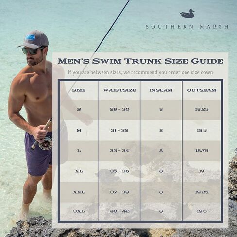 Southern Marsh Bodrum Straits Lined Swim Trunks, Washed Red & Mountain Purple, Medium in Saudi Arabia