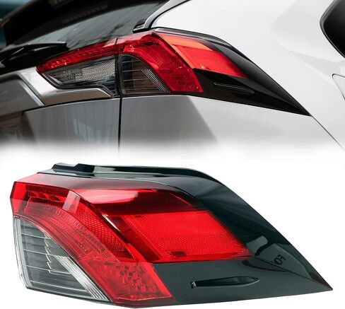مجموعة مصابيح خلفية LED خلفية، مصباح خلفي للفرامل الخارجي لجانب الركاب الأيمن، لسيارة Toyota RAV4 2019 2020 2021، استبدال #81550-0R090، TO2805148 in Kuwait
