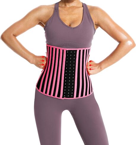 Waist Trainer for Women,Body Shaper Waist Trimmer Belt Latex Sauna Sweat Absorbing Corset in Saudi Arabia