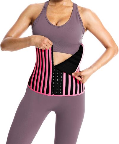 Waist Trainer for Women,Body Shaper Waist Trimmer Belt Latex Sauna Sweat Absorbing Corset in Saudi Arabia