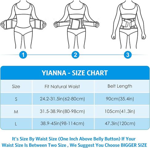 AMIR Waist Trainer Belt for Women - Waist Trimmer - Workout Fitness Back Support Belts - Slimming Body Shaper Belt Black in Saudi Arabia