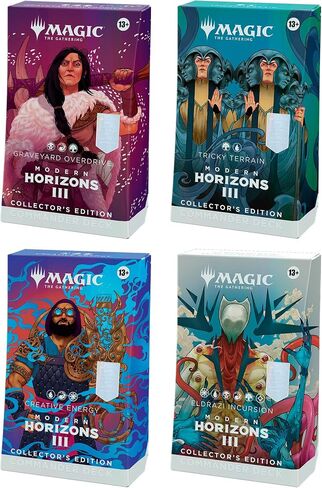 Magic: The Gathering Modern Horizons 3 Commander Deck: Collector’s Edition Bundle - Includes All 4 Decks (Graveyard Overdrive, Tricky Terrain, Creative Energy, and Eldrazi Incursion) in Saudi Arabia