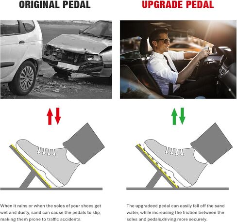 غطاء دواسة KVR مناسب لسيارات BMW، ودواسة الفرامل وأغطية دواسة الغاز المتوافقة مع BMW 1 2 3 4 Series F20 F21 F22 F23 F30 F31 F32 F33 F34 F36، غطاء دواسة من الفولاذ المقاوم للصدأ BMW (قطعتان) in Kuwait