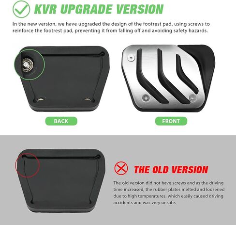 KVR Pedal Cover Fit for BMW, Brake Pedal & Gas Pedal Covers Compatible with BMW 1 2 3 4 Series F20 F21 F22 F23 F30 F31 F32 F33 F34 F36, BMW Stainless Steel Pedal Cover (2 PCS) in Saudi Arabia
