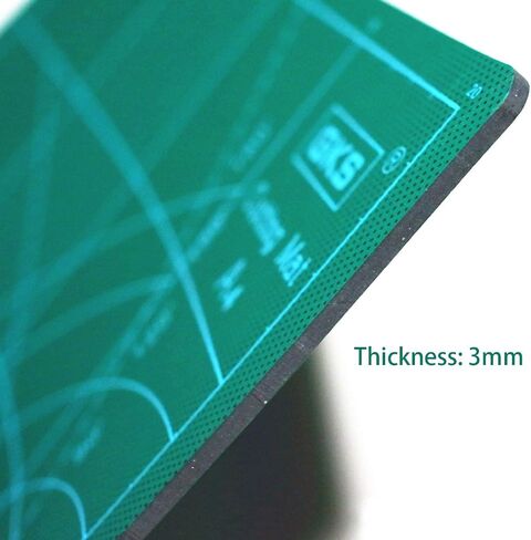 Self-Healing Double-Sided Cutting Mat,PVC Polymer Clay DIY Sculpt Carve Handmade DIY Accessory Cutting Board Plate Platform A4 size in Saudi Arabia