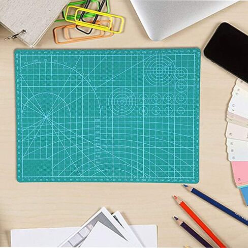 Self-Healing Double-Sided Cutting Mat,PVC Polymer Clay DIY Sculpt Carve Handmade DIY Accessory Cutting Board Plate Platform A4 size in Saudi Arabia
