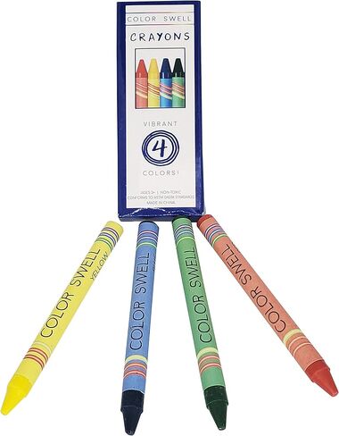 أقلام تلوين ملونة كبيرة الحجم 4 عبوات - عبوات أقلام تلوين للمطاعم - 10 عبوات 4 أقلام تلوين لكل عبوة (إجمالي 40 قلم تلوين) in Kuwait