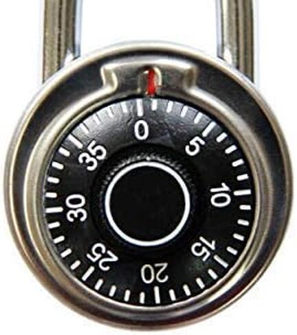 Locker Lock, Combination Lock, Black, 2 in, 24 Locks in Saudi Arabia