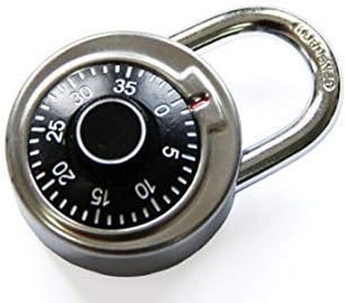Locker Lock, Combination Lock, Black, 2 in, 24 Locks in Saudi Arabia