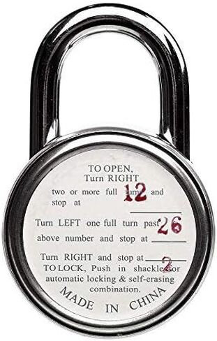 Locker Lock, Combination Lock, Black, 2 in, 24 Locks in Saudi Arabia