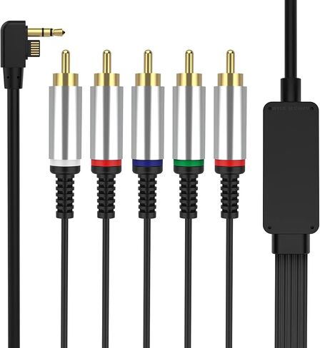 HDTV HD Component Audio Video PSP AV Cable,Composite Cable HD Adapter Compatible with Sony PSP 3000 PSP2000, 1.5M/4.9FT in Kuwait