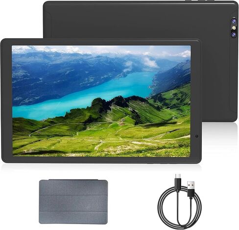 2024 E100 Android 11 Tablets,10" Android Tablets with Protective Case,Quad Core Processor,5.0MP Front+8.0MP Rear Camera,6000mah Bluetooth IPS Tablets,Wi-Fi Tablet in Kuwait