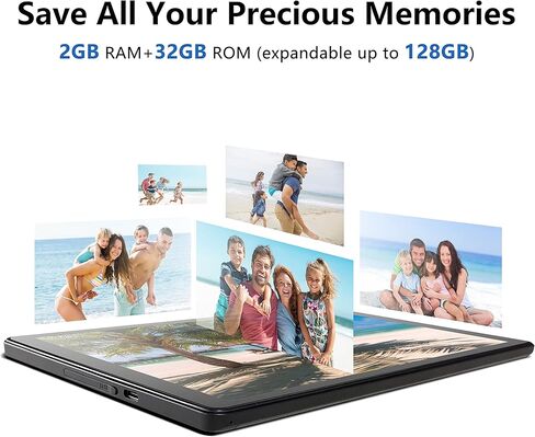 2024 E100 Android 11 Tablets,10" Android Tablets with Protective Case,Quad Core Processor,5.0MP Front+8.0MP Rear Camera,6000mah Bluetooth IPS Tablets,Wi-Fi Tablet in Kuwait