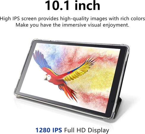 2024 E100 Android 11 Tablets,10" Android Tablets with Protective Case,Quad Core Processor,5.0MP Front+8.0MP Rear Camera,6000mah Bluetooth IPS Tablets,Wi-Fi Tablet in Kuwait