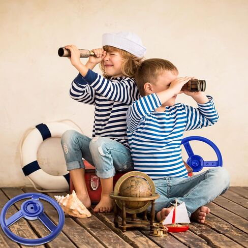 Playground Steering Wheel Accessories Plastic Swingset Steering Wheel Pirate Ship Steering Wheel Playset for Outdoor Backyard Treehouse Playground Jungle Gym (1, Blue) in Saudi Arabia