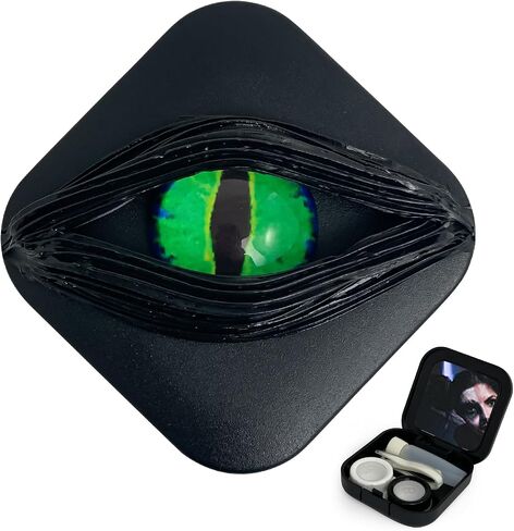 Contact Lens Case, Color Contact Lens Removal Kit - Green Forest Eye in Saudi Arabia