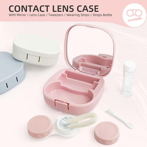 Contact Lens Case, Color Contact Lens Removal Kit - Green Forest Eye in Saudi Arabia