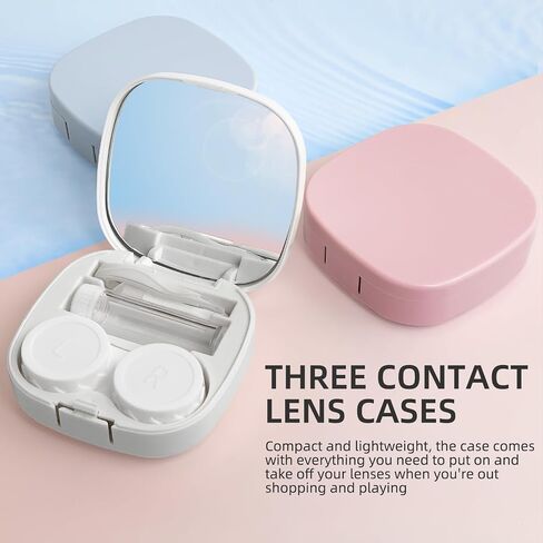 Contact Lens Case, Color Contact Lens Removal Kit - Green Forest Eye in Saudi Arabia