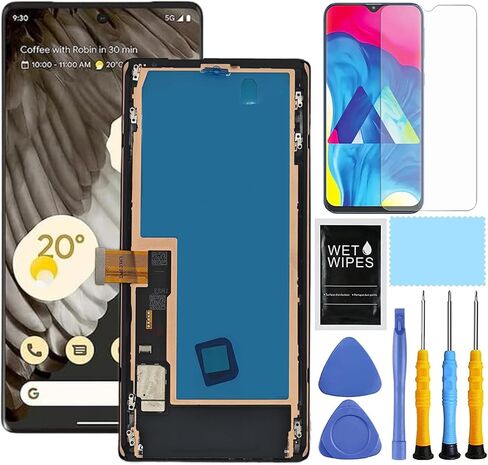Amoled for Google Pixel 6 Pro Screen Replacement with Frame for Pixel 6 Pro Screen Replacement G8VOU GLUOG LCD Display digitizer Touch Screen Assembly with Repair Part Tools 6.7 inch in Saudi Arabia
