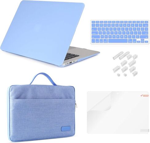 iCasso متوافق مع حافظة MacBook Pro 16 بوصة إصدار 2019 موديل A2141 حزمة 5 في 1، حافظة بلاستيكية صلبة، غلاف، واقي شاشة، غطاء لوحة مفاتيح وقابس غبار متوافق مع MacBook Pro 16 بوصة - وردي in Kuwait