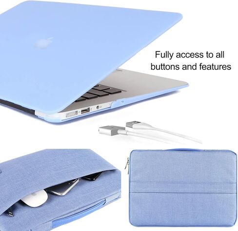 iCasso متوافق مع حافظة MacBook Pro 16 بوصة إصدار 2019 موديل A2141 حزمة 5 في 1، حافظة بلاستيكية صلبة، غلاف، واقي شاشة، غطاء لوحة مفاتيح وقابس غبار متوافق مع MacBook Pro 16 بوصة - وردي in Kuwait