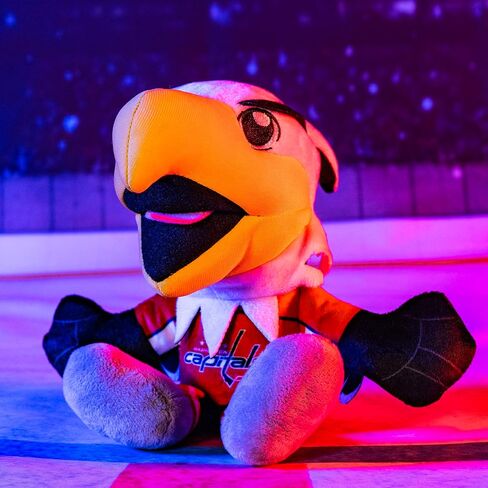 Bleacher Creatures Washington Capitals Slapshot 8 بوصة تميمة كوريشا جالسة من القطيفة - تميمة ناعمة مستوحاة من تشيبي in Saudi Arabia