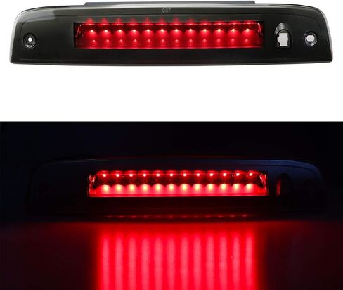 مصباح LED للفرامل الثالثة مناسب لسيارة Ford Expedition 2003-2016، مناسب لسيارة Lincoln Navigatorr 2003-2016، مصباح خلفي عالي التثبيت (عدسة حمراء لغطاء الكروم) in Saudi Arabia