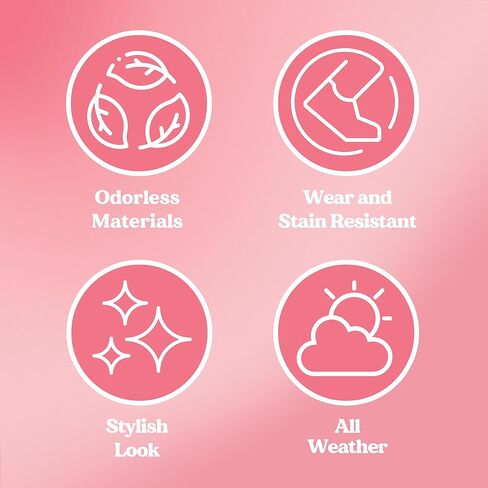 سجادات أرضية السيارة DiamondLuxe، سجادات سيارة أنيقة من الجلد الصناعي مع تفاصيل مخيطة بالألماس وشريط مطابق، سجادات أرضية مناسبة لجميع الأحوال الجوية بمقاس عالمي للسيارات والشاحنات وسيارات الدفع الرباعي، مجموعة كاملة (أحمر) in Kuwait