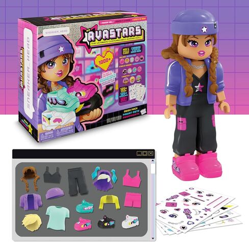 دمية عصرية HypeGirrrrl_77 مقاس 11 بوصة مع 3 أزياء إضافية in Kuwait