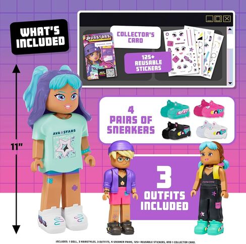 دمية عصرية HypeGirrrrl_77 مقاس 11 بوصة مع 3 أزياء إضافية in Kuwait