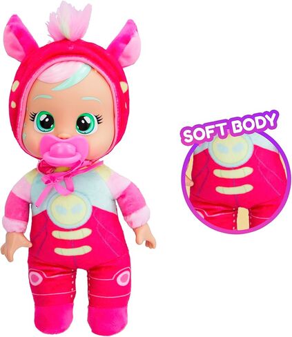 لعبة كراي بيبيز تايني كادلز تالنتس ديزي، ترتدي زي نجمة البوب ​​وتبكي دموع حقيقية، دمية طفل مقاس 9 بوصة in Kuwait