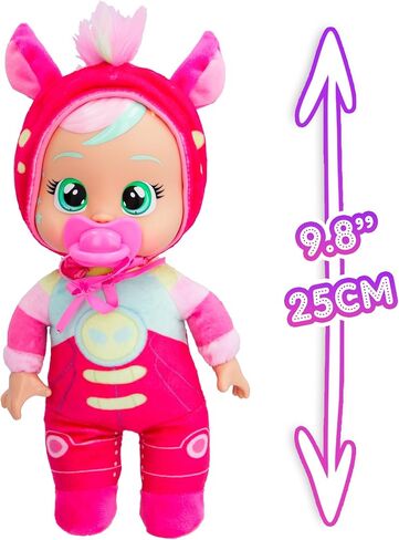 لعبة كراي بيبيز تايني كادلز تالنتس ديزي، ترتدي زي نجمة البوب ​​وتبكي دموع حقيقية، دمية طفل مقاس 9 بوصة in Kuwait