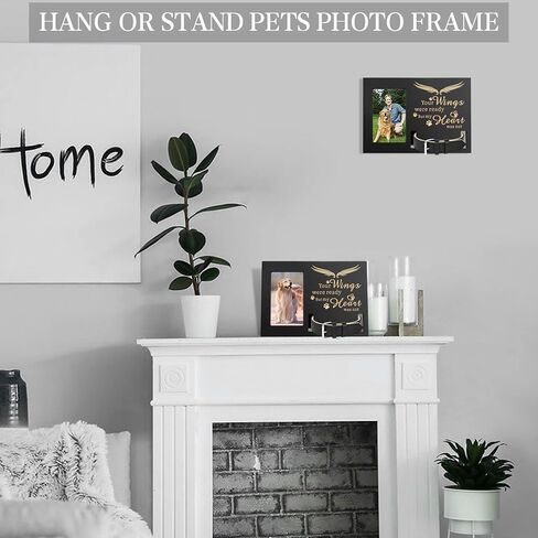 Pet Memorial Gifts, Wooden Personalized Dog Cat Memorial Picture Frame, Dog or Cat Memorial Gifts, Pet Loss Gifts, Loss of Dog Sympathy Gift, Dog Bereavement Gifts, Dog Remembrance Gift, Collar Mount in Saudi Arabia