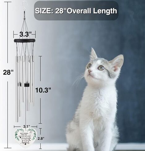 Pet Dog Memorial Wind Chimes Loss of Pet Sympathy Gift Pet Loss Gifts Bereavement Gifts for Pet Owner Remembrance Wind Chimes for Outside Garden Home Decoration Best Friends Come into Our Lives in Kuwait