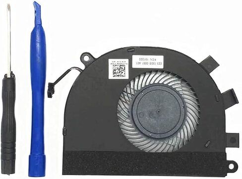 مروحة تبريد وحدة المعالجة المركزية للكمبيوتر المحمول Dell Inspiron 5584 15-5584 Dell Latitude 3400 3500 Series 0T6RHW DFS5K12214161H FL82 DC5V 0.5A مروحة حديقة منحوتة للديكور الخارجي in Kuwait